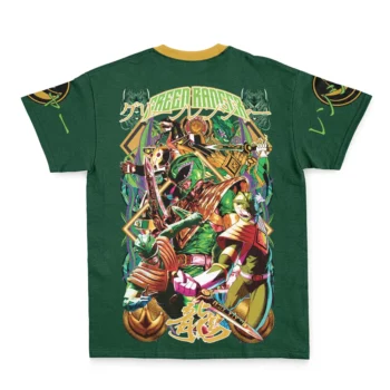 Green Ranger Mighty Morphin Power Rangers Streetwear T-Shirt