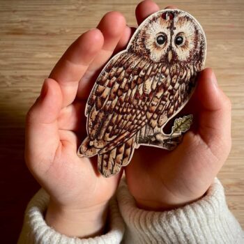 Woodland animal Christmas decoration-owl