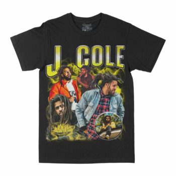 J.Cole Yellow Graphic T-Shirt