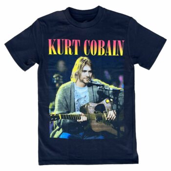 Kurt Cobain Guitar Graphic T-Shirt