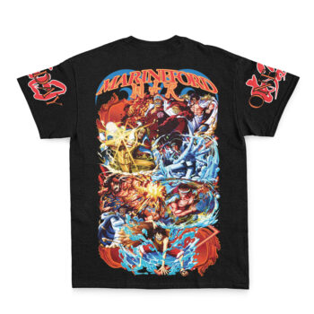 Marineford War One Piece Streetwear T-Shirt