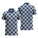 Busch Light Collab Gingham Polo Shirt