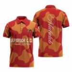 Orange Waves Michelob Ultra Polo Shirt