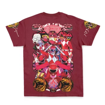 Red Ranger Mighty Morphin Power Rangers Streetwear T-Shirt