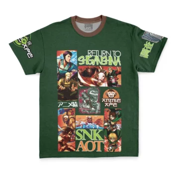 Return to Shiganshina Attack on Titan Streetwear T-Shirt