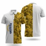 Twisted Tea Swiss Cheese Leaf Polo Shirt