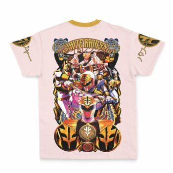 White Ranger Mighty Morphin Power Rangers Streetwear T-Shirt
