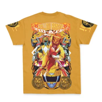 Yellow Ranger Mighty Morphin Power Rangers Streetwear T-Shirt