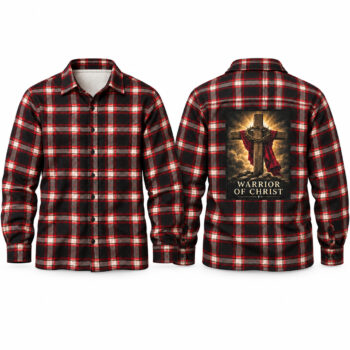 Warrior of Christ Plaid Shirt