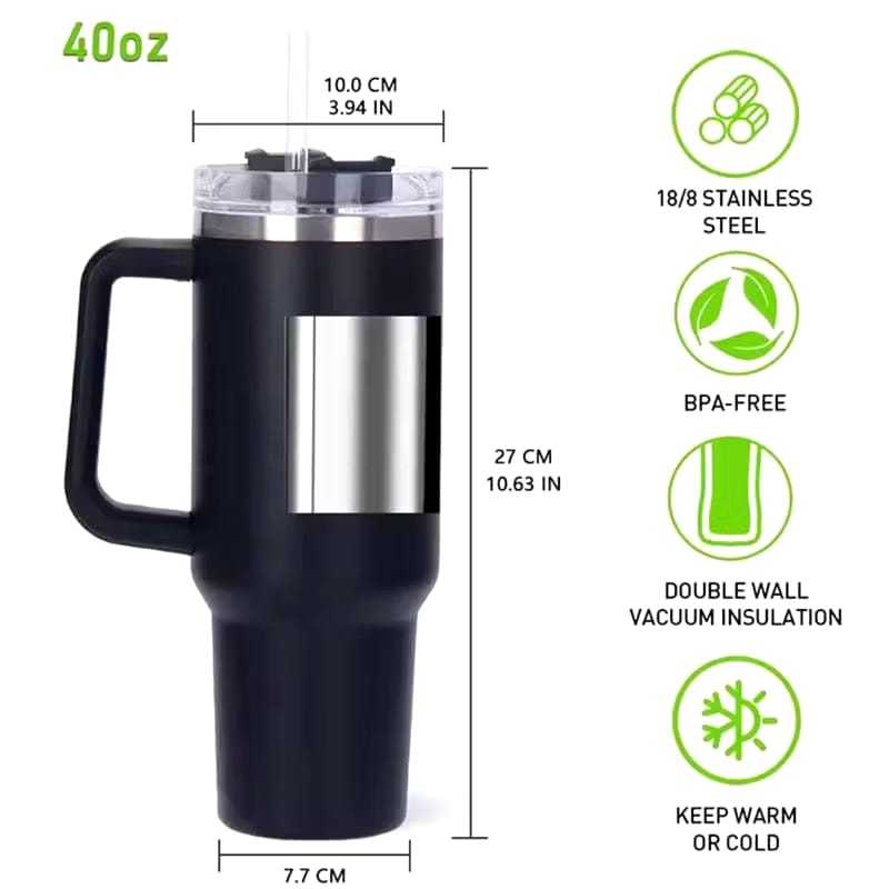 40oz Stainless Steel Tumbler Product Details