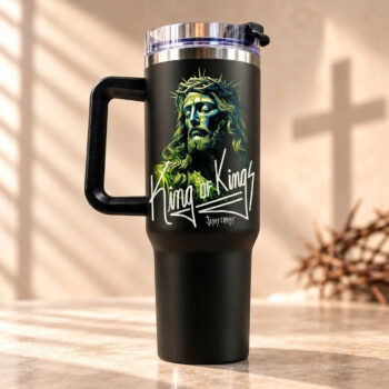 Jesus King of Kings Christian Stanley Tumbler 40oz