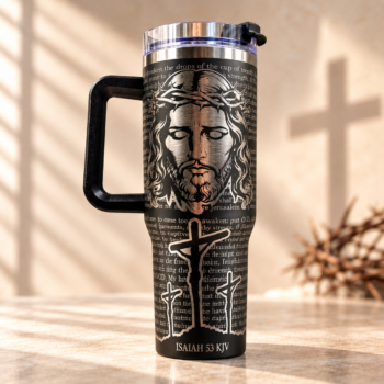 Jesus Face Stanley Tumbler