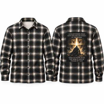 Stand With God Plaid Shirt