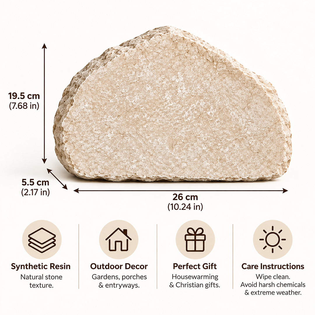 Garden Stone Size Chart and Product Information