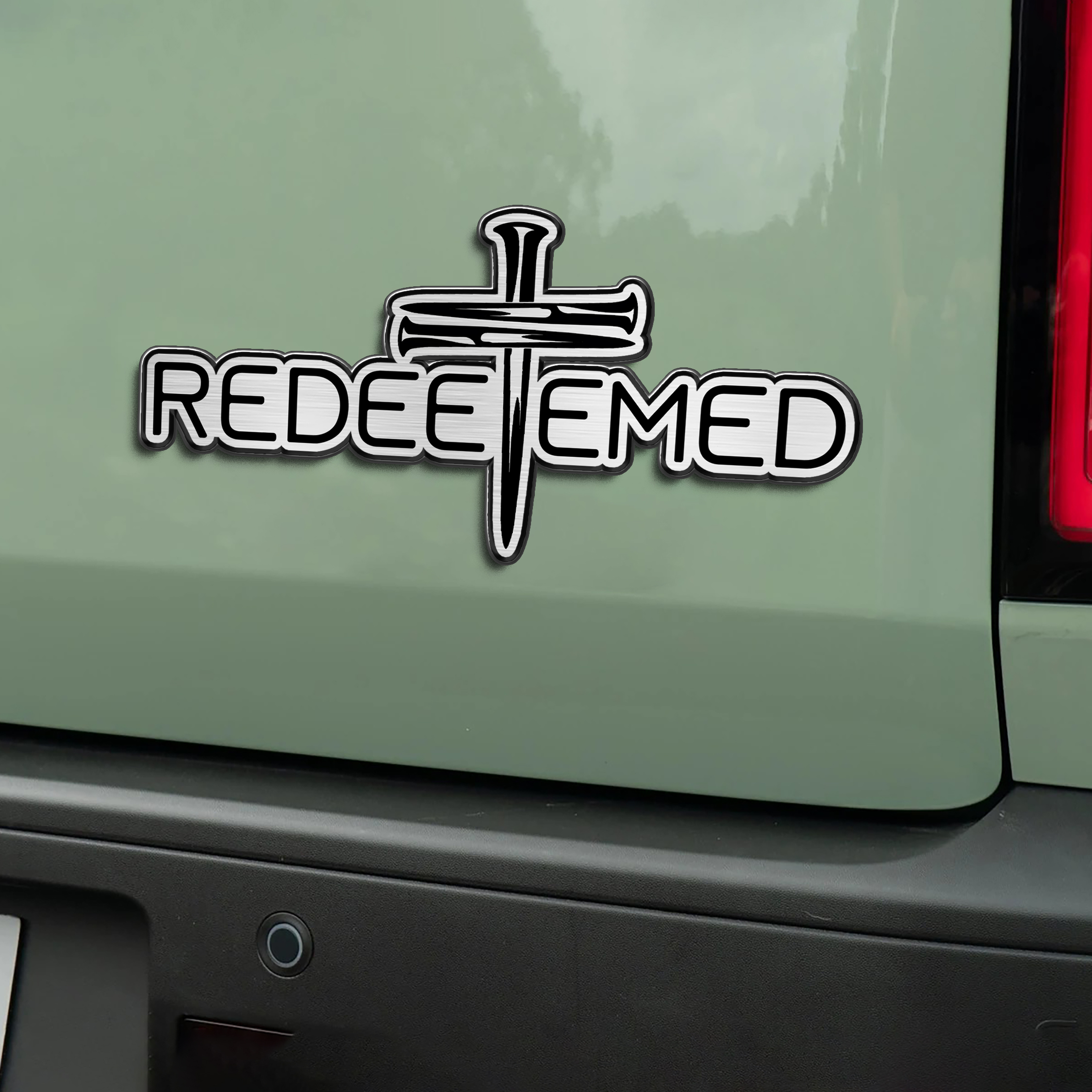 Car Name Emblem Badge Mockup 12