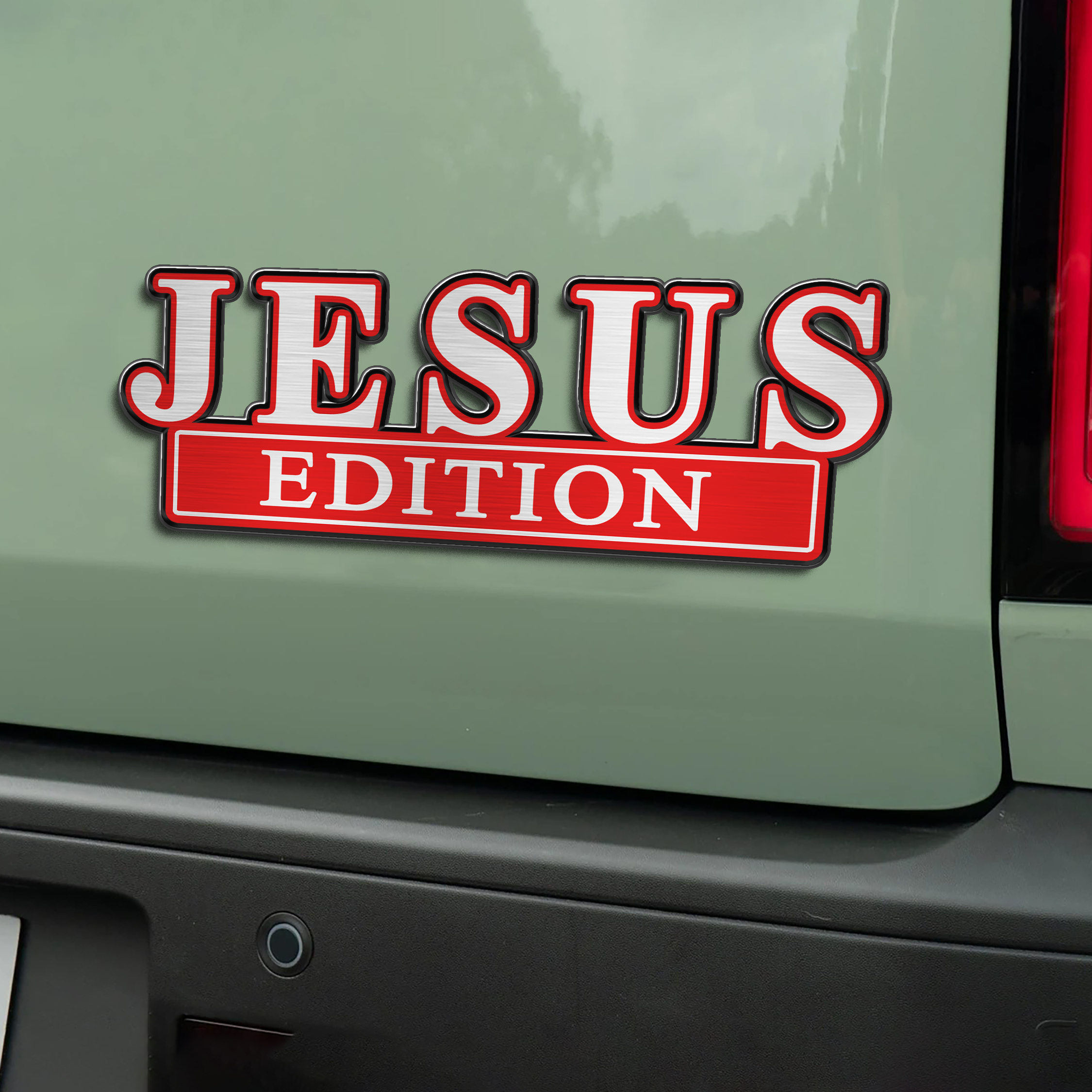 Car Name Emblem Badge Mockup 12