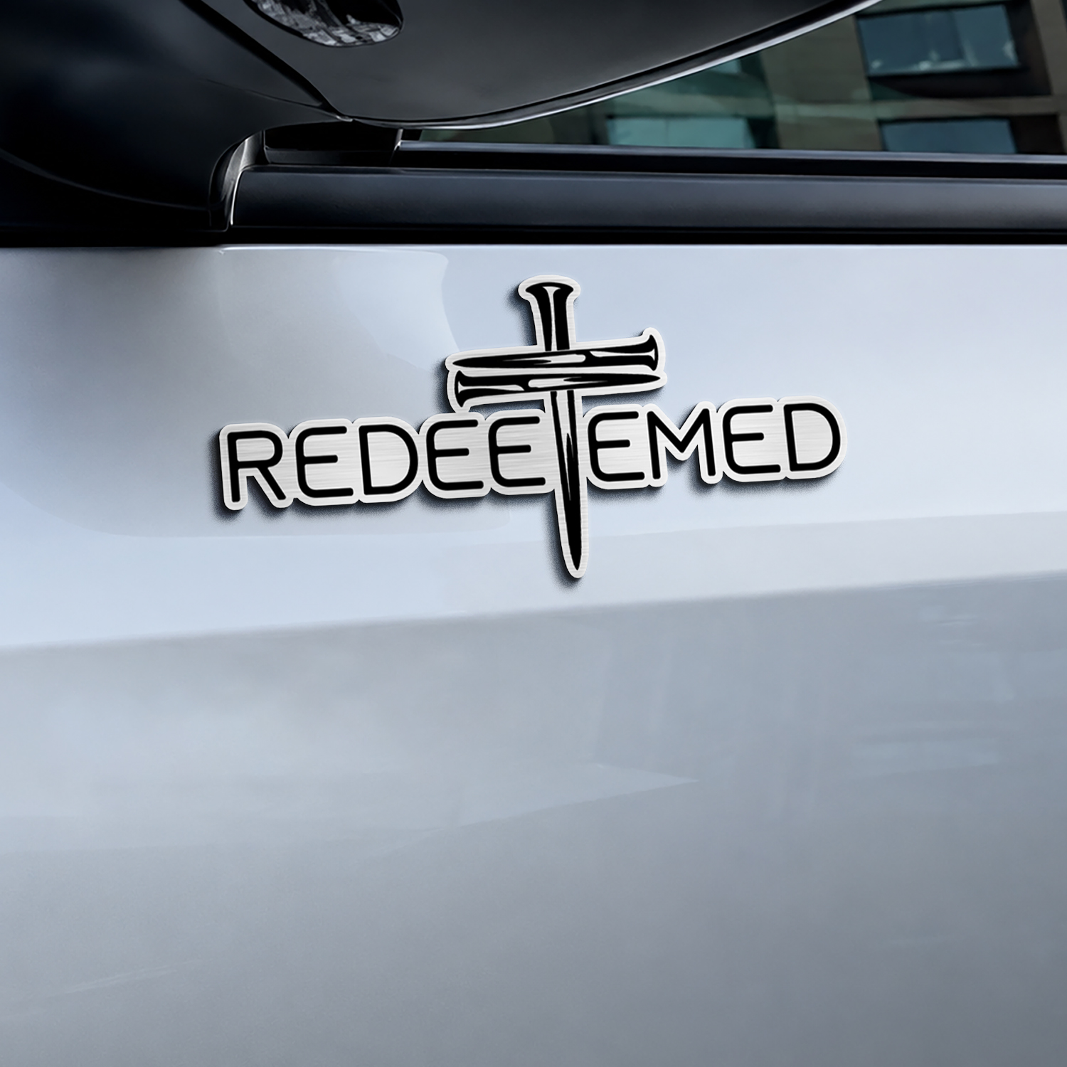 Car Name Emblem Badge Mockup 14