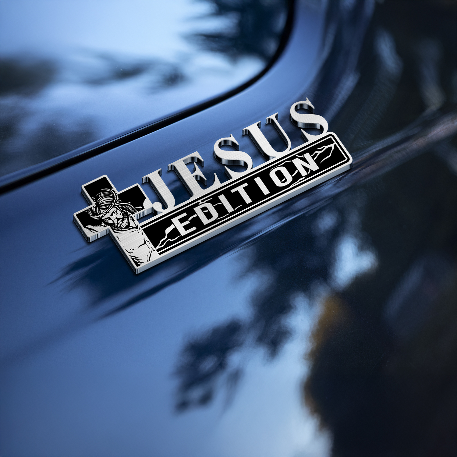 Car Name Emblem Badge Mockup 5