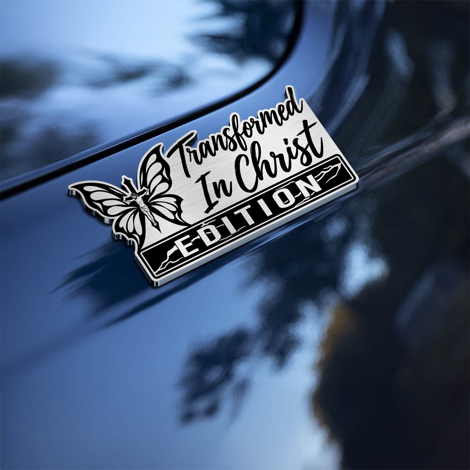 Car Name Emblem Badge Mockup 5