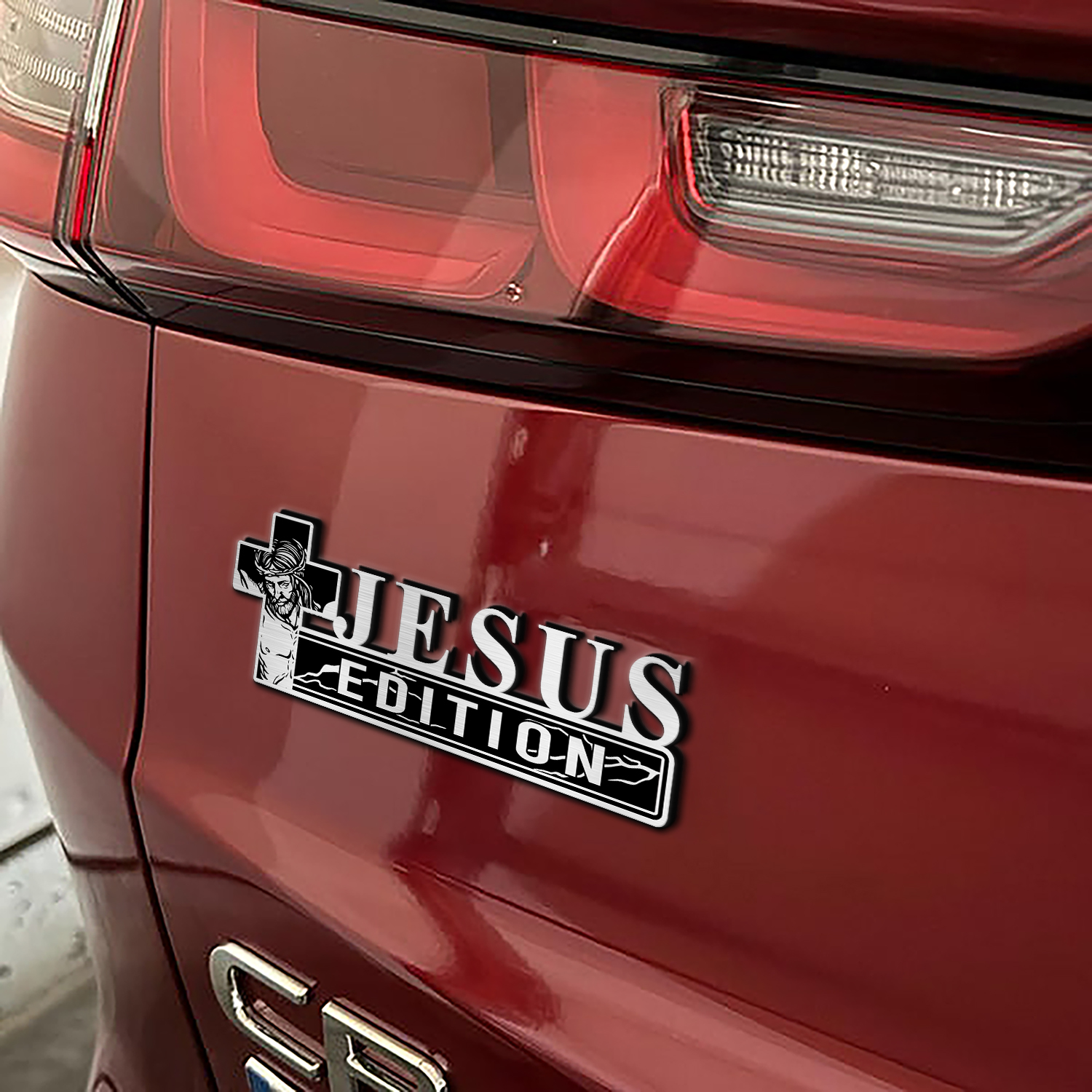 Car Name Emblem Badge Mockup 7