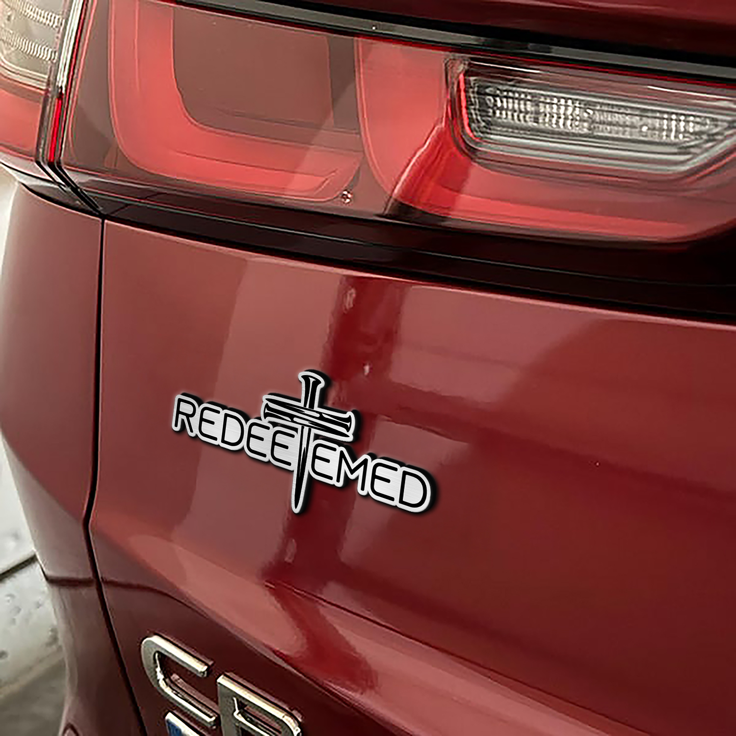 Car Name Emblem Badge Mockup 7