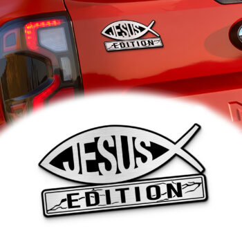 Jesus Fish Edition Car Emblem