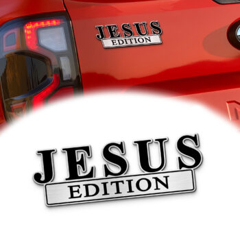 Jesus Edition Car Emblem