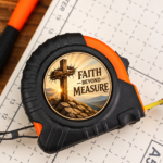 Thước dây cam đen Faith Beyond Measure (1)
