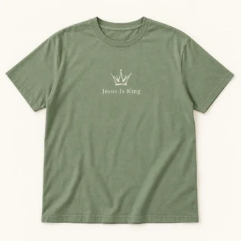 Jesus Is King Christian T-Shirt – Crown Graphic Tee